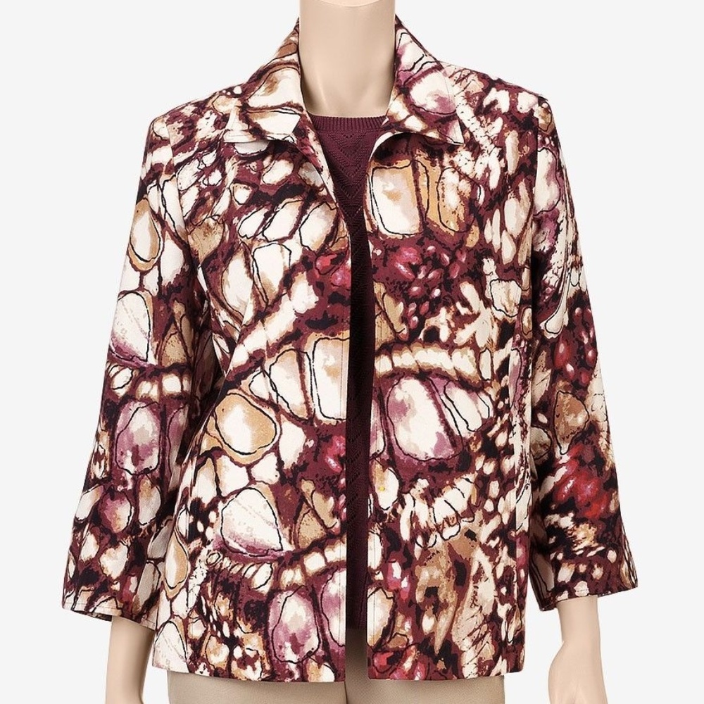 Women's Jacket Alfred Dunner Circle Oaks 8, 10 NEW